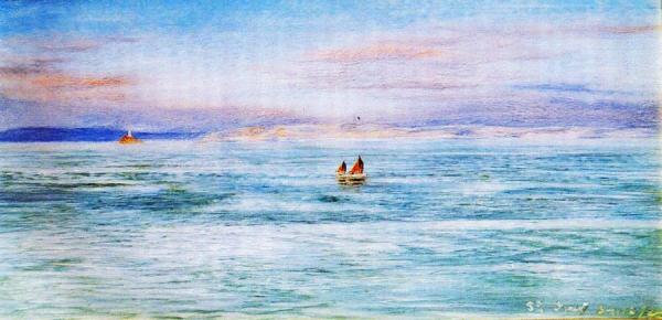 St Ives by John Edward Brett, A.r.a.