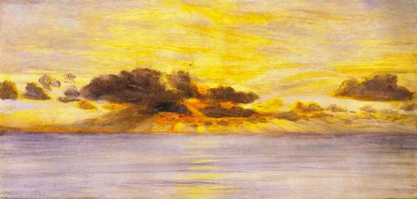 Sunset by John Edward Brett, A.r.a.