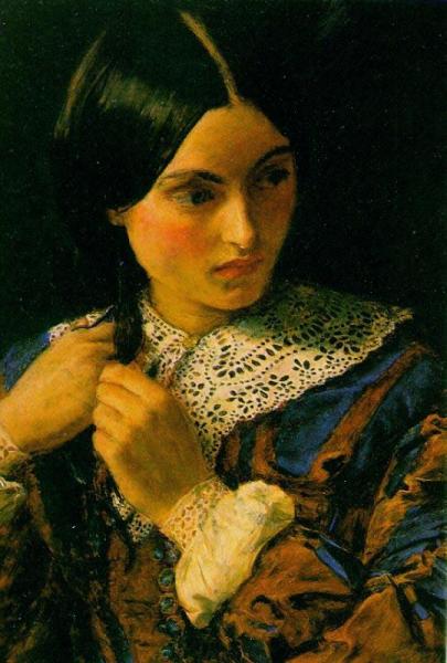 A Beauty by John Everett Millais