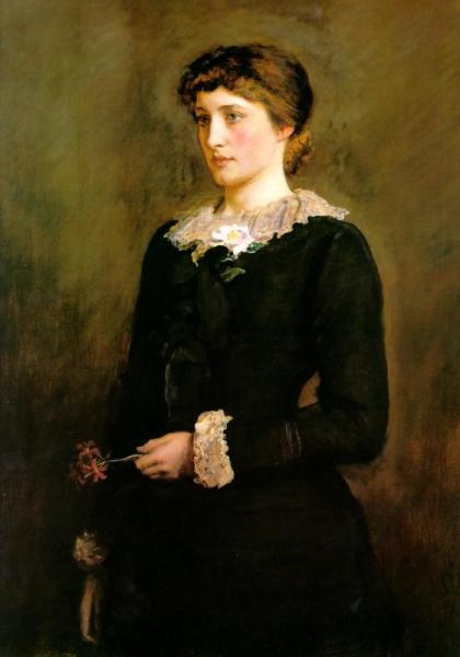 A Jersey Lily by John Everett Millais Oil Painting Reproductions