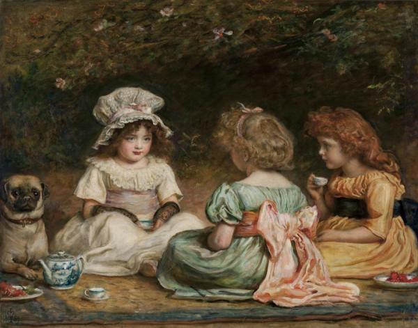 Afternoon Tea by John Everett Millais