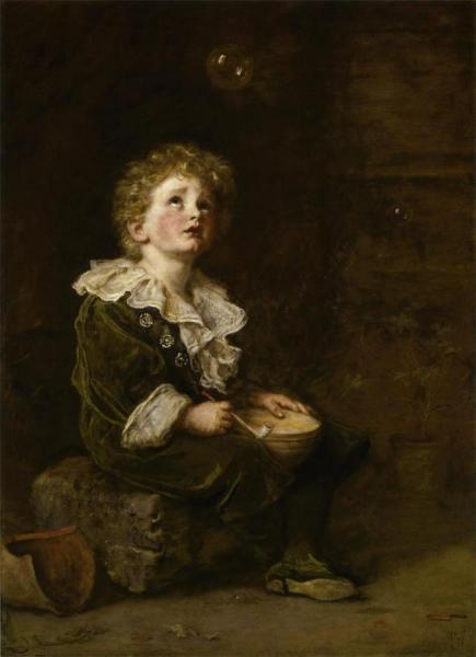 Bubbles by John Everett Millais Oil Painting Reproductions