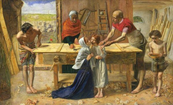 Christ In The House Of His Parents (the Carpenter's Shop) by John Everett Millais