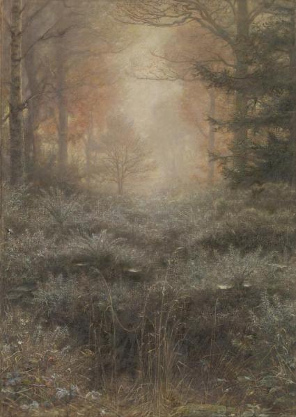 Dew-drenched Furze by John Everett Millais
