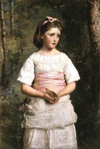 Dropped From The Nest by John Everett Millais