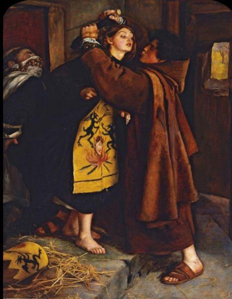Escape Of The Heretic, 1559 by John Everett Millais