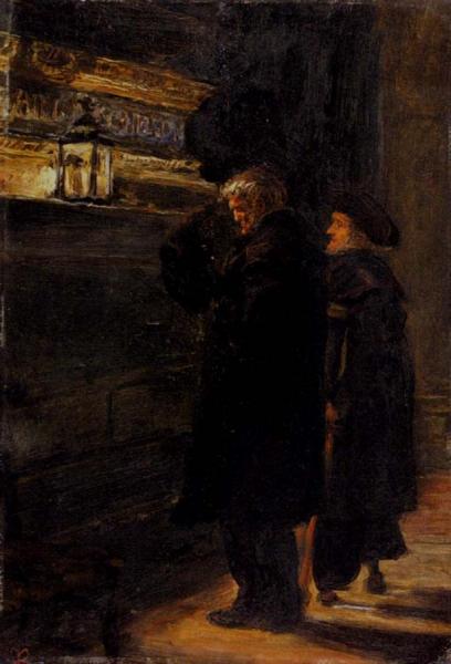 Greenwich Pensioners At The Tomb Of Nelson by John Everett Millais Oil Painting Reproductions
