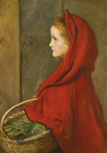 Little Red Riding Hood by John Everett Millais