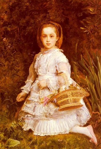 Portrait Of Gracia Lees by John Everett Millais