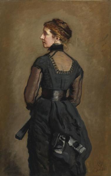 Portrait Of Kate Perugini, Daughter Of Charles Dickens by John Everett Millais