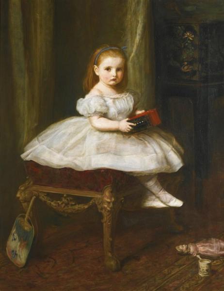 Portrait Of Miss Davison by John Everett Millais