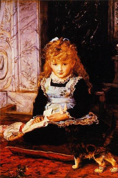 Puss In Boots by John Everett Millais