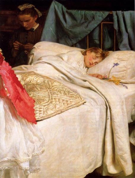 Sleeping by John Everett Millais