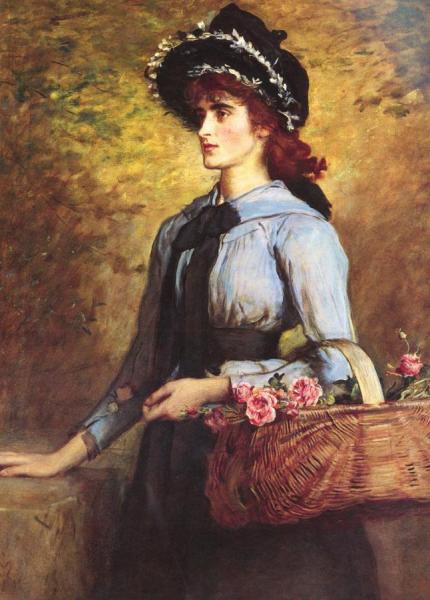 Sweet Emma Morland by John Everett Millais