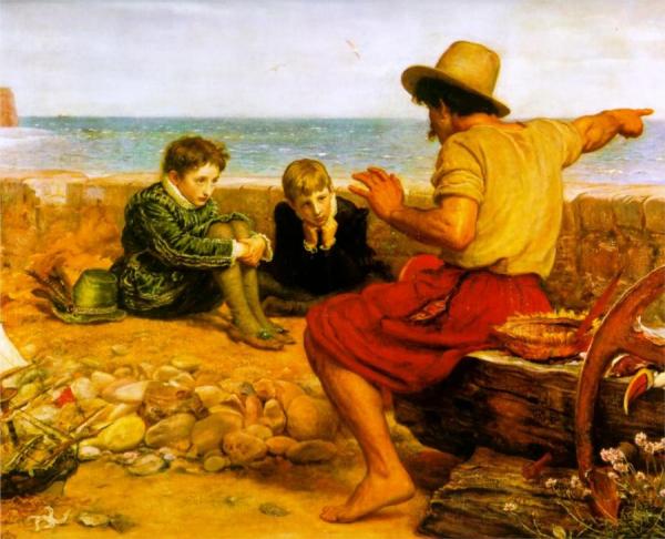 The Boyhood Of Raleigh by John Everett Millais