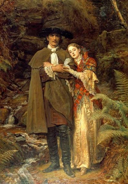 The Bride Of Lammermoor by John Everett Millais