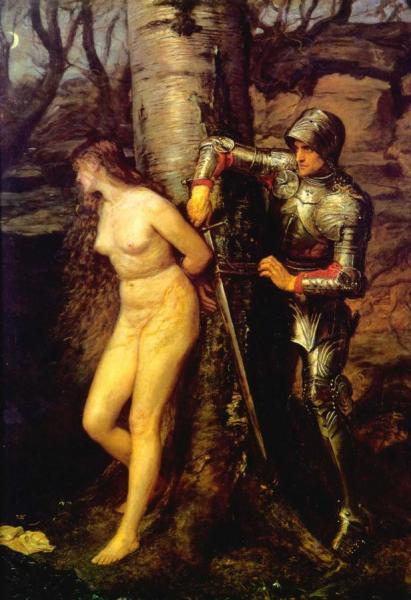 The Knight Errant by John Everett Millais
