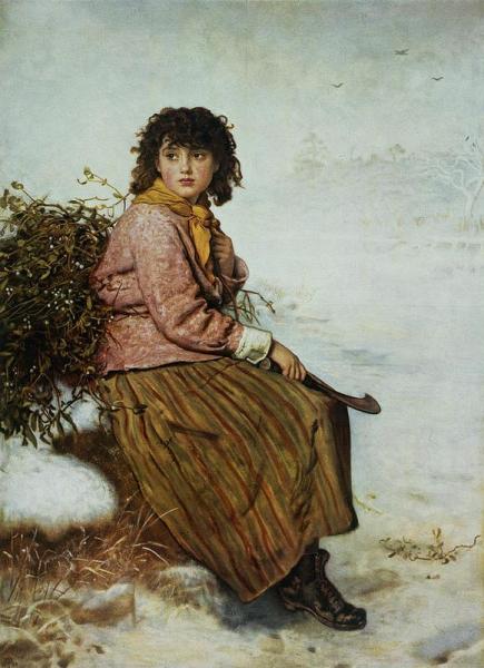 John Everett Millais The Mistletoe Gatherer