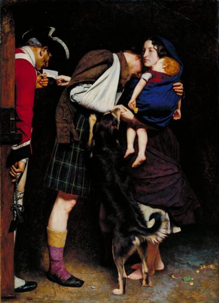 The Order Of Release 1746 by John Everett Millais