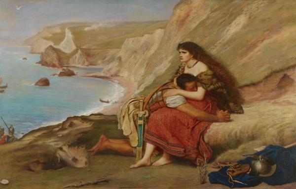 The Romans Leaving Britain by John Everett Millais Oil Painting Reproductions