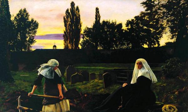 The Vale Of Rest by John Everett Millais