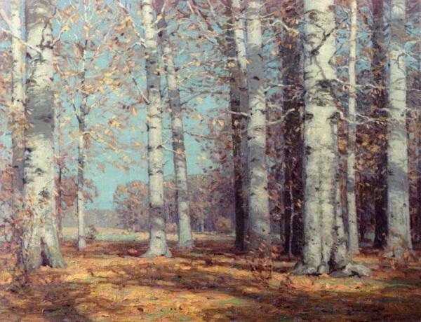 Autumn Beeches by John F. Carlson