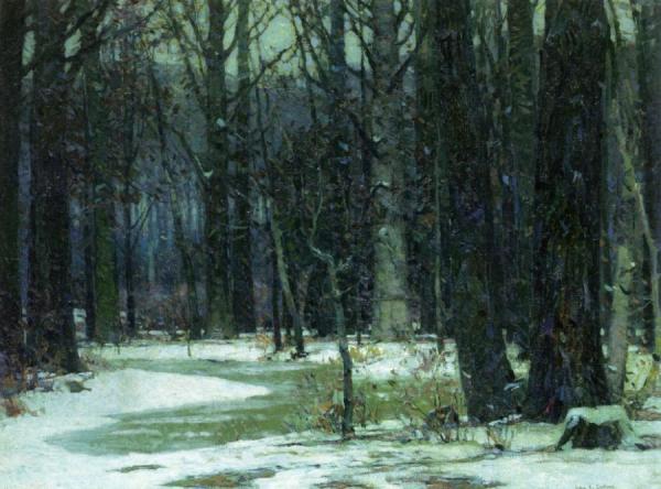 Woodland Repose by John F. Carlson