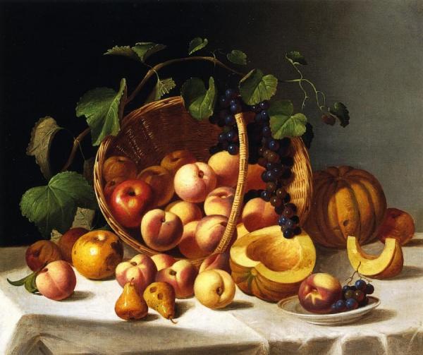 A Basket Of Fruit by John F. Francis