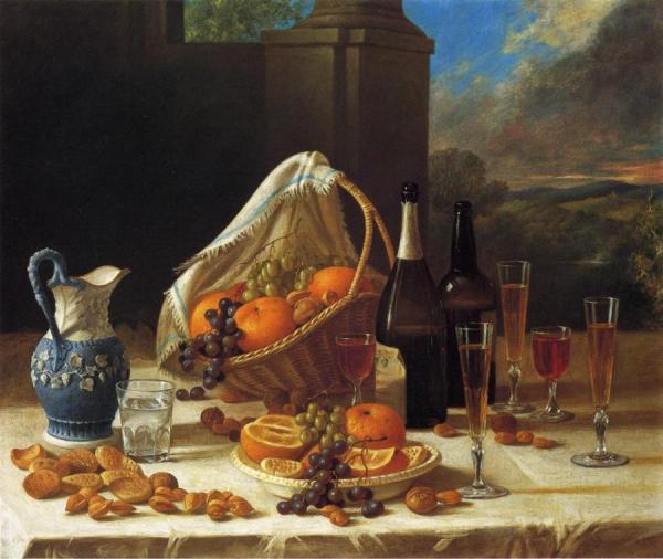 Luncheon Still Life by John F. Francis