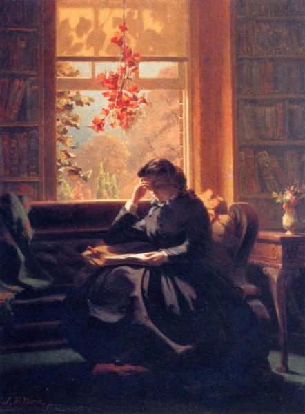 A Good Book by John Ferguson Weir