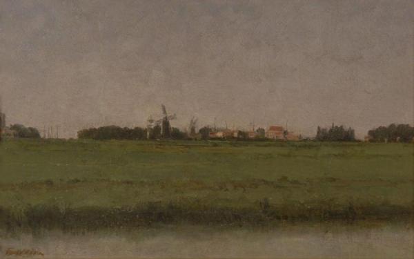 Dutch Landscape by John Ferguson Weir