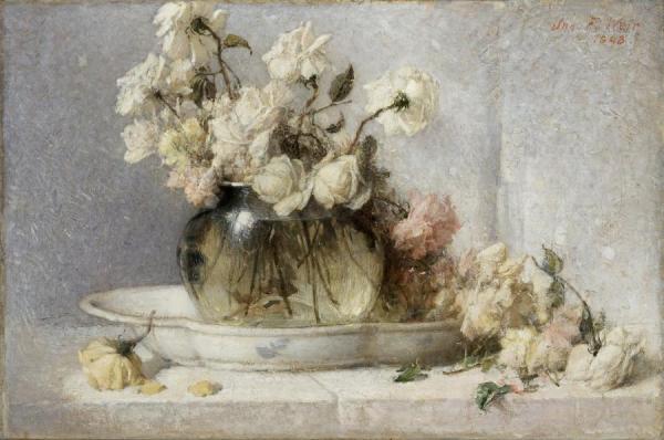 Roses, 1898 by John Ferguson Weir