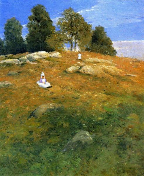 Summer Afternoon, Shinecock Landscape by John Ferguson Weir Oil Painting Reproductions