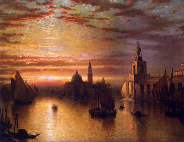 The Grand Canal, Venice by John Ferguson Weir Oil Painting Reproductions