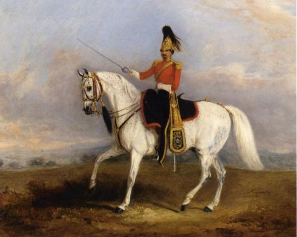 An Officer Of The Dragoon Guards by John Ferneley Jr.