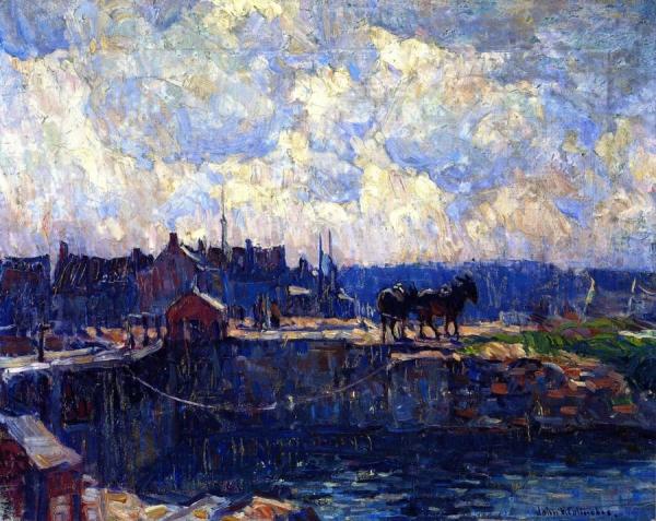 Along The Canal by John Folinsbee
