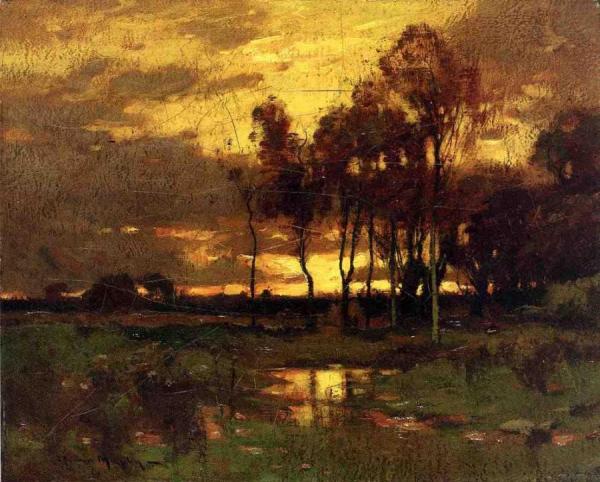 Sunset Landscape by John Francis Murphy