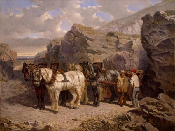 The Quarry by John Frederick Herring, Sr