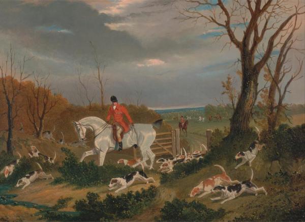 The Suffolk Hunt,going To Cover Near Herringswell by John Frederick Herring, Sr