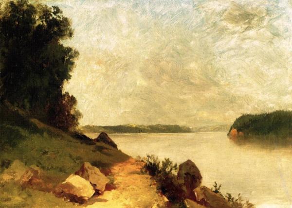 A View Of Lake George by John Frederick Kensett Oil Painting Reproductions