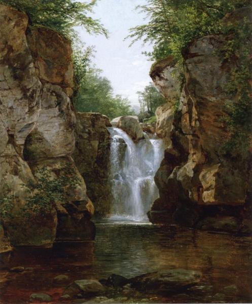 Bash Bish Falls by John Frederick Kensett