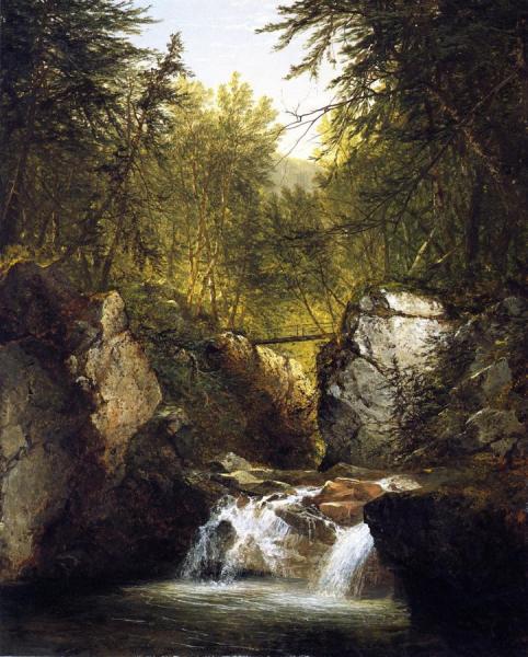 Bash Bish Falls by John Frederick Kensett