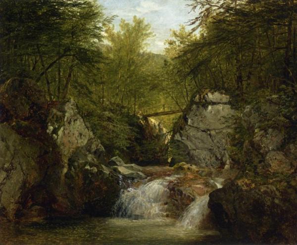 Bash Bish Falls by John Frederick Kensett