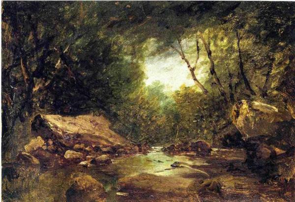 Brook In The Catskills by John Frederick Kensett