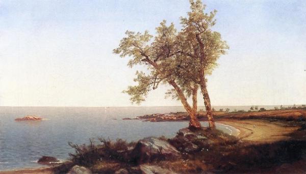Connecticut Shoreline In Autumn by John Frederick Kensett