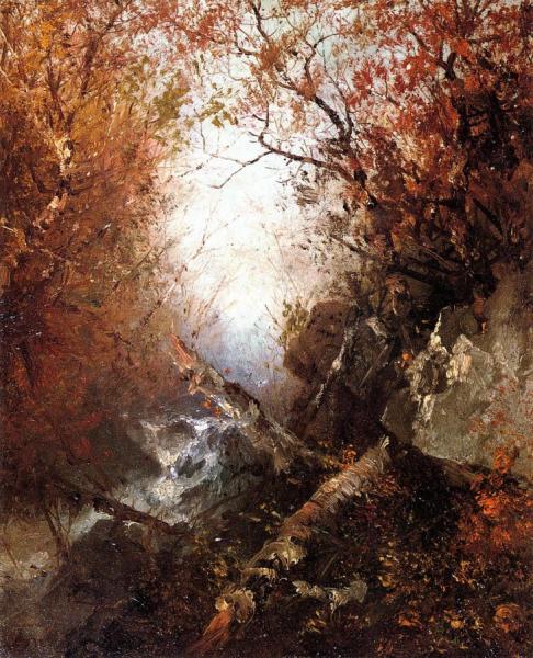 Franconia Notch, New Hampshire by John Frederick Kensett