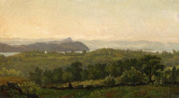Hudson River Looking Towards Haverstraw by John Frederick Kensett