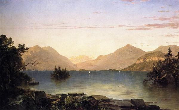 Lake George by John Frederick Kensett Oil Painting Reproductions