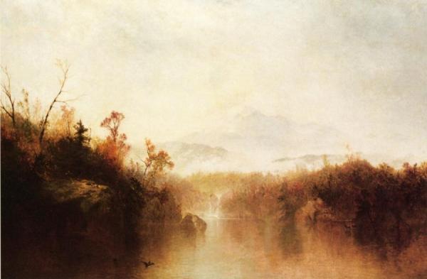 Mountain Lake by John Frederick Kensett Oil Painting Reproductions