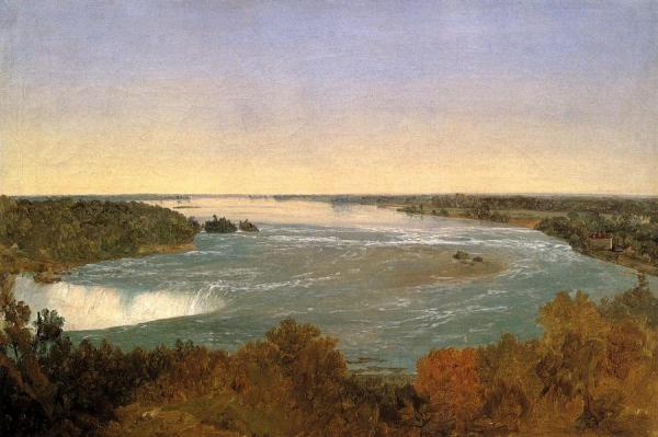 Niagara Falls And The Rapids by John Frederick Kensett